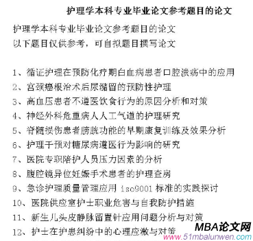 mba文献综述范文